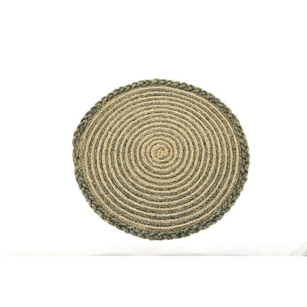 Walton & Co Olive Plaited Jute Placemat